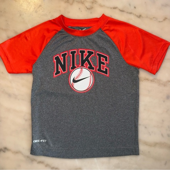 Kids Nike Baseball Dri-FIT Tee & Mesh Shorts Set size Medium (6) - Picture 5 of 9